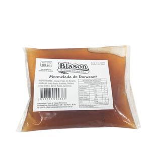 Mermelada de durazno BLASON pouch 400 gr