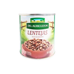 Lentejas secas remojadas DEL AGRICULTOR lata x350g