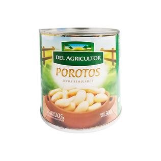 Porotos secos remojados DEL AGRICULTOR lata x350g