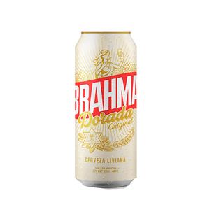 Cerveza brahma dorada lata x 473cc.